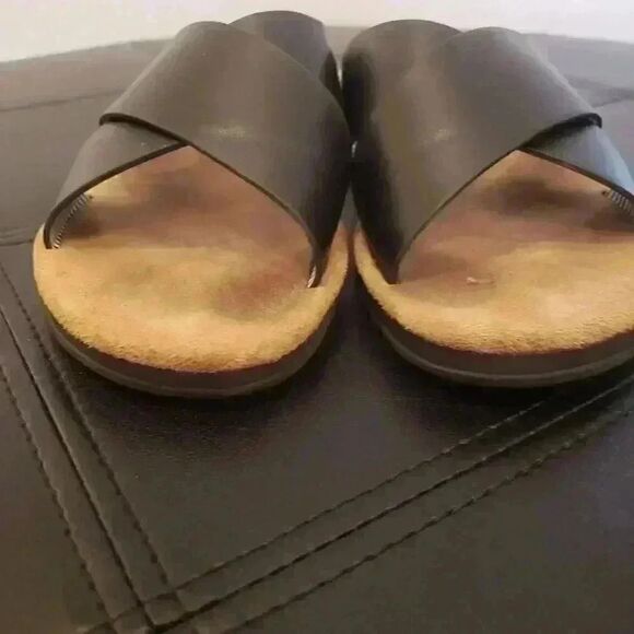 𝅺Izod Women's Black Alyssa Strap Slides - Picture 5 of 9